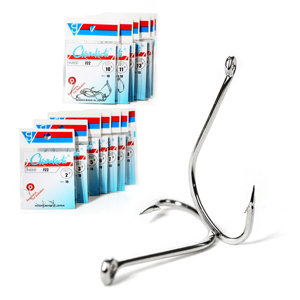 Fishing Hook Offset - Ckamakastu F22 ホワイト海水アシストジグヘッド釣りフックフィッシュフック釣りフック海釣りフック冬釣り鯉ギア