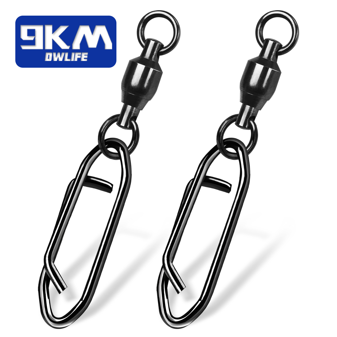 Fishing Hook Offset - 海水魚釣り用のボールベアリング,ステンレス鋼コネクタ,パワークリップ,25〜100個