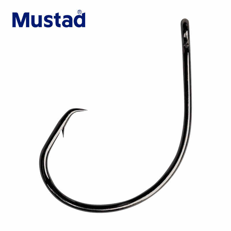 Mustad-ステンレス鋼の釣り針,頑丈な釣り針,防錆,キャ - Fishing Hook Offset のレビューと価格