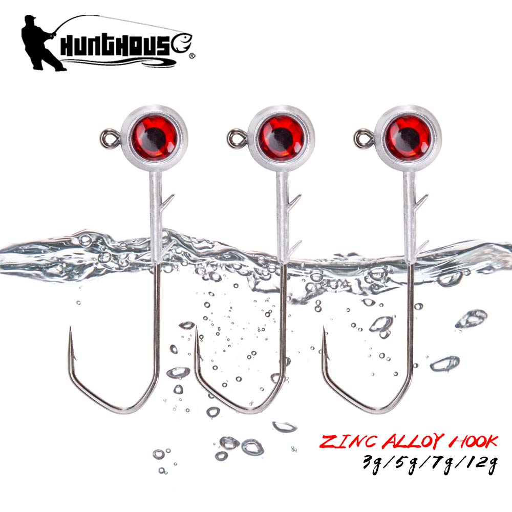 ハントハウス釣りフックセット亜鉛合金大きな目 5 グラム/7 - Fishing Hook Assortment のレビューと価格