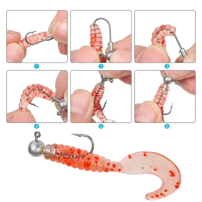 5個入り/10個入り 大型ヘッドフック 2.5g 3.5g  - Fishing Hook Weedless のレビューと価格