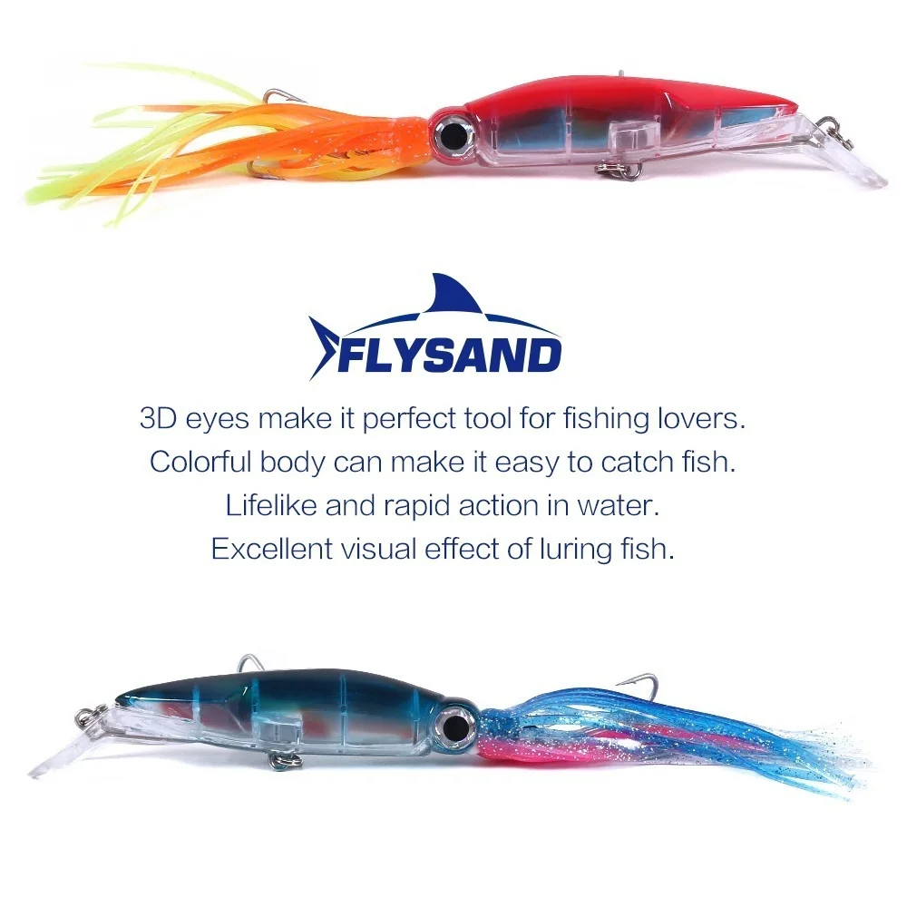 Flysand-大型シミュレーションイカハードフィッシングル - Fishing Hook Treble のレビューと価格