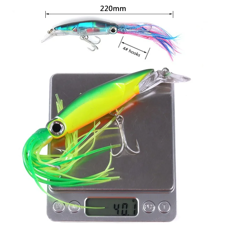 Flysand-大型シミュレーションイカハードフィッシングル - Fishing Hook Treble のレビューと価格