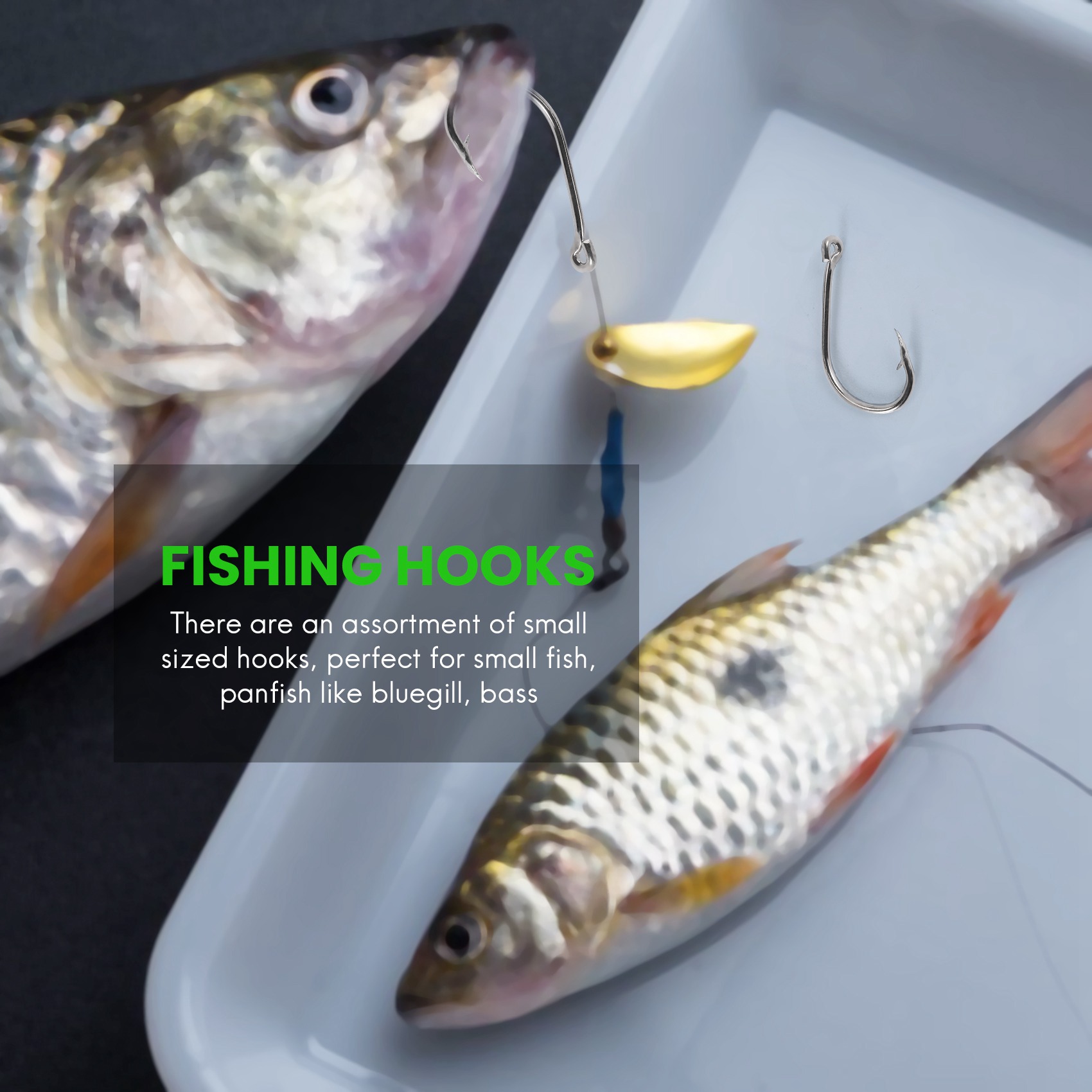 新入荷 500個/セット 混合サイズ # 3～12号 高炭素 - Fishing Hook Box のレビューと価格