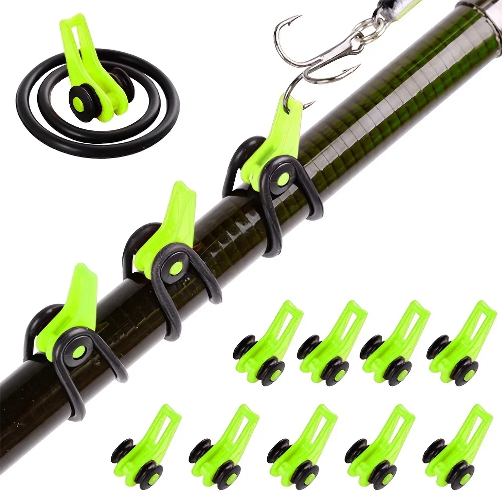 10 ピース/ロット釣り竿ポールフックキーパー - 安全で簡 - Fishing Hook Jig のレビューと価格