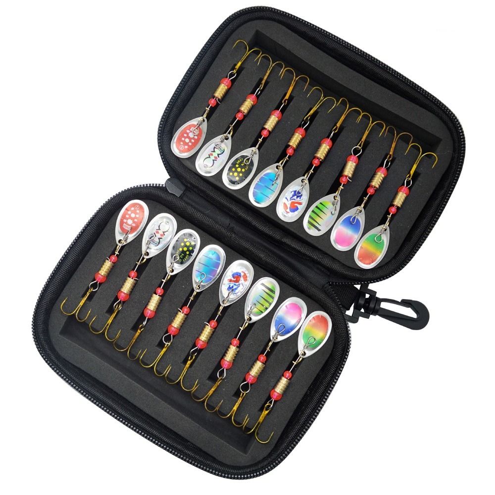 回転式グリッタースピナーフィッシングルアー収納ケース ジギン - Fishing Hook Jig のレビューと価格