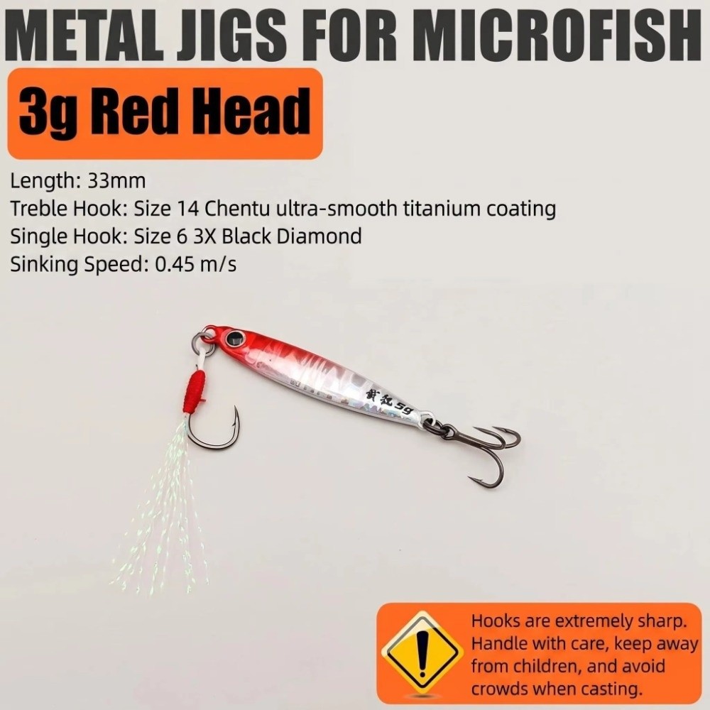 3g 重量ミニ VIB フィッシングルアー人工餌金属素材メタ - Fishing Hook Treble のレビューと価格